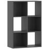 6-Cube Bookshelf - Black