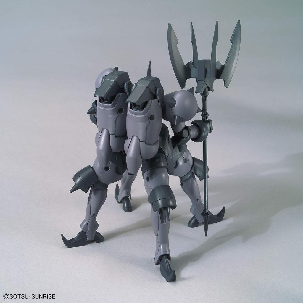 Пластиковая модель Gundam Build Divers Eldrabrute в масштабе HGBDR ReRISE 1/144 с цветовой кодировкой