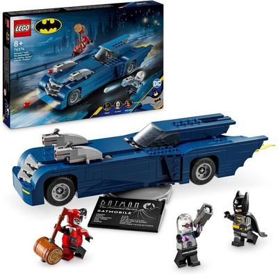 LEGO DC Batman 76274 Бэтмен с бэтмобилем против Харли Квинн и Мистера Фриза