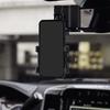 Автоматический зажим для телефона на зеркало заднего вида автомобиля Нескользящее силиконовое универсальное крепление с вращением на 360°