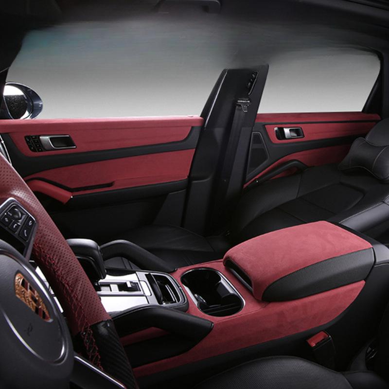 25см*150см Самоклеящаяся Замшевая Ткань Бархат Terciopelo Adhesivo Велюр Ткань Для Перетяжки Салона Автомобиля Внутренняя Ткань Для Обивки Автомобиля