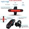 Bike Rear Light Safety Warning Lamp USB Rechargeable LED MTB Road Bicycle Taillight Night Riding Tail Lights Cycling Accessories2