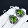 Unique Peridot Gemstone Earrings, 925 Sterling Silver Earrings, Silver Earrings For Gift, Peridot Dangle Drop Earrings For Valentine's Day Gifts