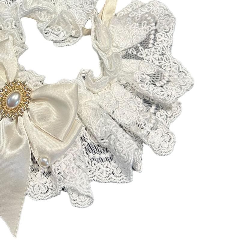 Белое свадебное платье, полотенце для слюней домашних животных, бант, ошейник для кошек, нагрудник для собак, нагрудник для шеи