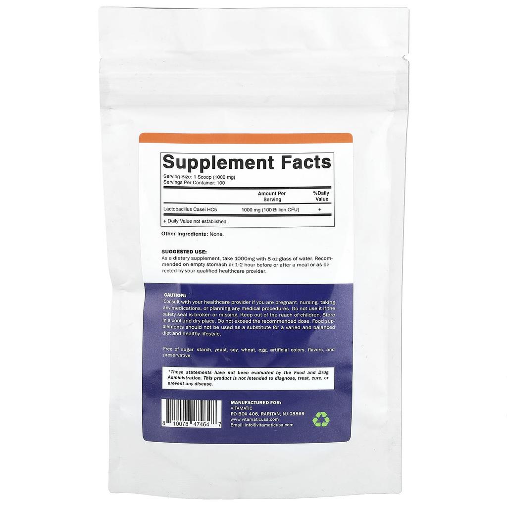 Lactobacillus Casei, 100G(3.5Oz)