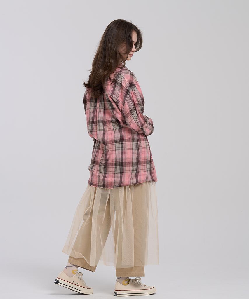 LEVHEARTED Cantus Wide Pants - Beige