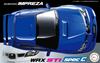Inch Up Series Subaru Impreza Sedan WRX Sti specC Пластиковая модель 1/24 № 293