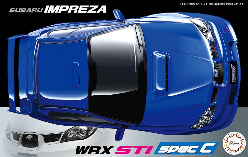 Inch Up Series Subaru Impreza Sedan WRX Sti specC Пластиковая модель 1/24 № 293