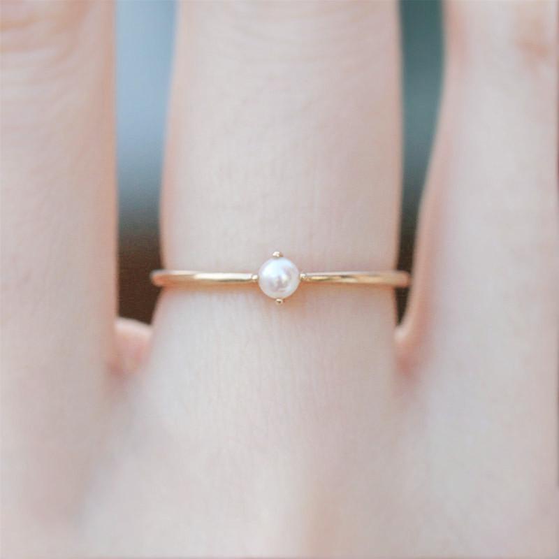 Модное золотое свадебное кольцо высокого качества для невесты и пары, жемчуг, уникальный подарок на день святого Валентина, простое кольцо размером 6, 7, 8, 9, 10, опал, 1 шт., горячая распродажа