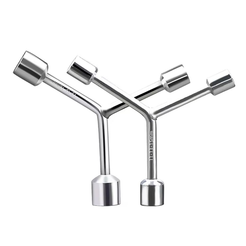 1 шт. Велосипедный ключ-трещотка треугольной формы, многостандартный ключ с тремя вилками, новый Y-образный ключ