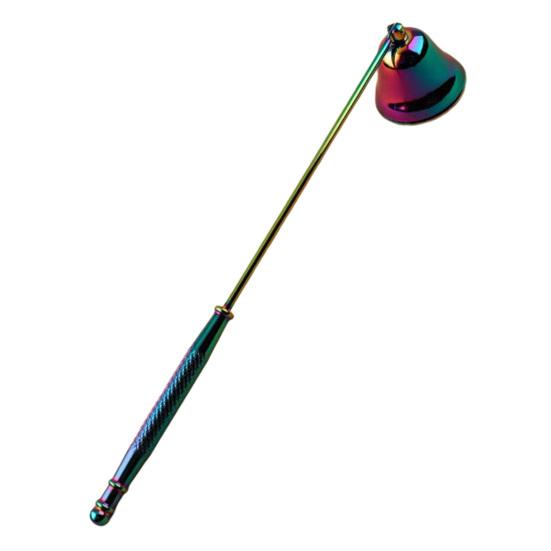 Гаситель для свечей в форме колокольчика с длинной ручкой, фитиль для чайных свечей из нержавеющей стали, гаситель пламени, инструменты для тушения свечей, аксессуары для свечей