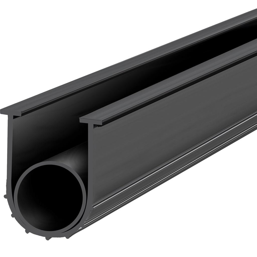 Garage Door Seals Bottom Rubber, U Shape +O Ring Combination Garage Door Bottom Weather Seal, 20ft Weatherproofing Garage Door Seal, 5/16 inch T-ends