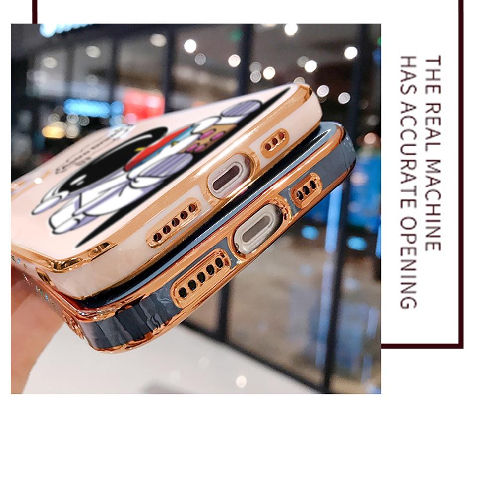 Красочные узоры печати с квадратными краями и узором корпуса с покрытием корпуса телефона Роскошное покрытие Мягкий чехол для телефона для Huawei Honor Xiaomi Redmi