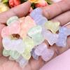 Home Party Supplies Jewelry Making Handmade Material 16.2*24.2mm Bow 20Pcs Acrylic Charms Colorful Exquisite Loose Beads With Hole DIY