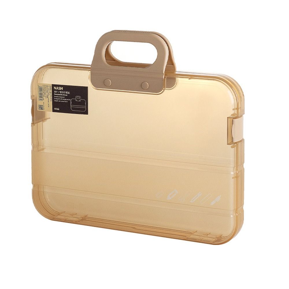 Receipt A4 File Organizer Box Classification Folder Document Storage Box Certificates Storage Case