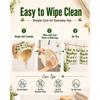 Beeswax Bread Bag for Homemade Bread, Sourdough Bread Bags with Zipper, 2 Pack XL 13"x17" Natural Beeswax Lined Cotton Bread Storage Bags