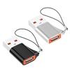 USB3.0 male на Type C Female Адаптер-конвертер со съемным шнурком 10 Гбит/с Высокоскоростная передача данных Быстрая зарядка 3.0