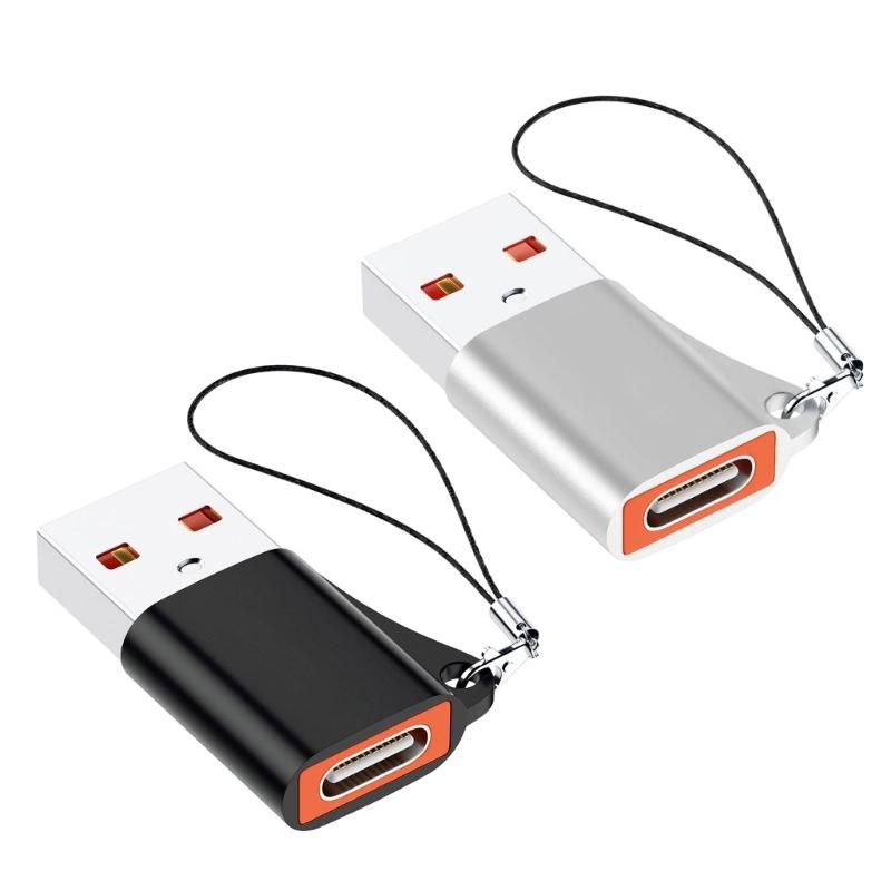 USB3.0 male на Type C Female Адаптер-конвертер со съемным шнурком 10 Гбит/с Высокоскоростная передача данных Быстрая зарядка 3.0