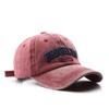 1Piece Unisex Brooklyn Embroidered Stitching Wash Baseball Cap Outdoor Adjustable Sunscreen Leisure Hat Spring Autumn Travel  Vacation
