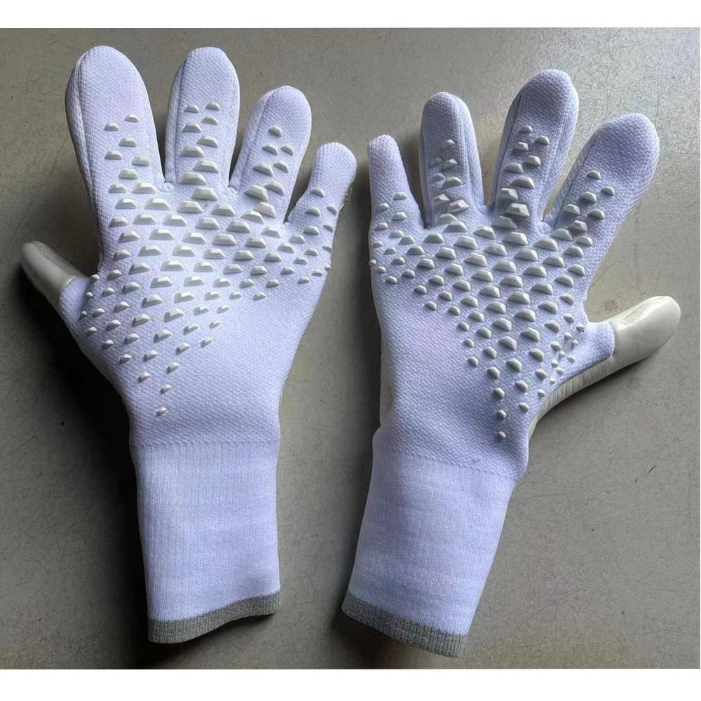 Wear-Resistant Latex Gloves Football Goalkeeper Kids Adults Men Women Non-Slip Protective Gear Outdoor Sport Equipment Universal