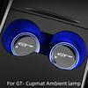 Car Luminous Water Cup Mat Non-Slip Mat Accessories For Renault GT- Car Colorful Modification Ambience Light Car