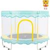 FOXSPORT Trampoline De Jardin Avec Filet, Trampoline enfants,Coussin Rebondissant, Protection Des Bords, À Partir De 2 Ans – Bleu