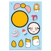 Popular Egg Cartoon Stickers for 3-6 Year Olds: DIY Dress-Up and Educational Art Toy for Kids