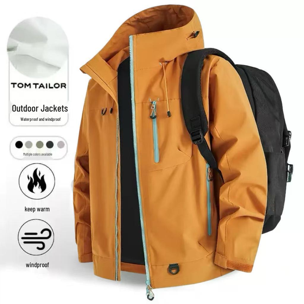 Мужская ветровка в американском стиле: Спортивная куртка для улицы, ветрозащитная и водонепроницаемая, для пар, весна/осень