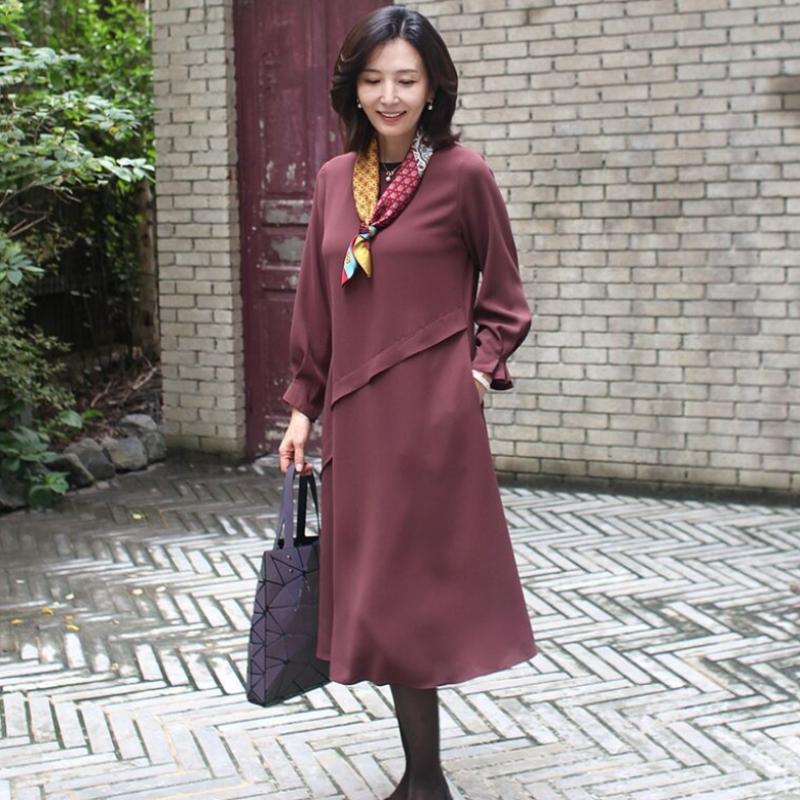 Shiz Madam Women Shirred Wrist Dress N2697
