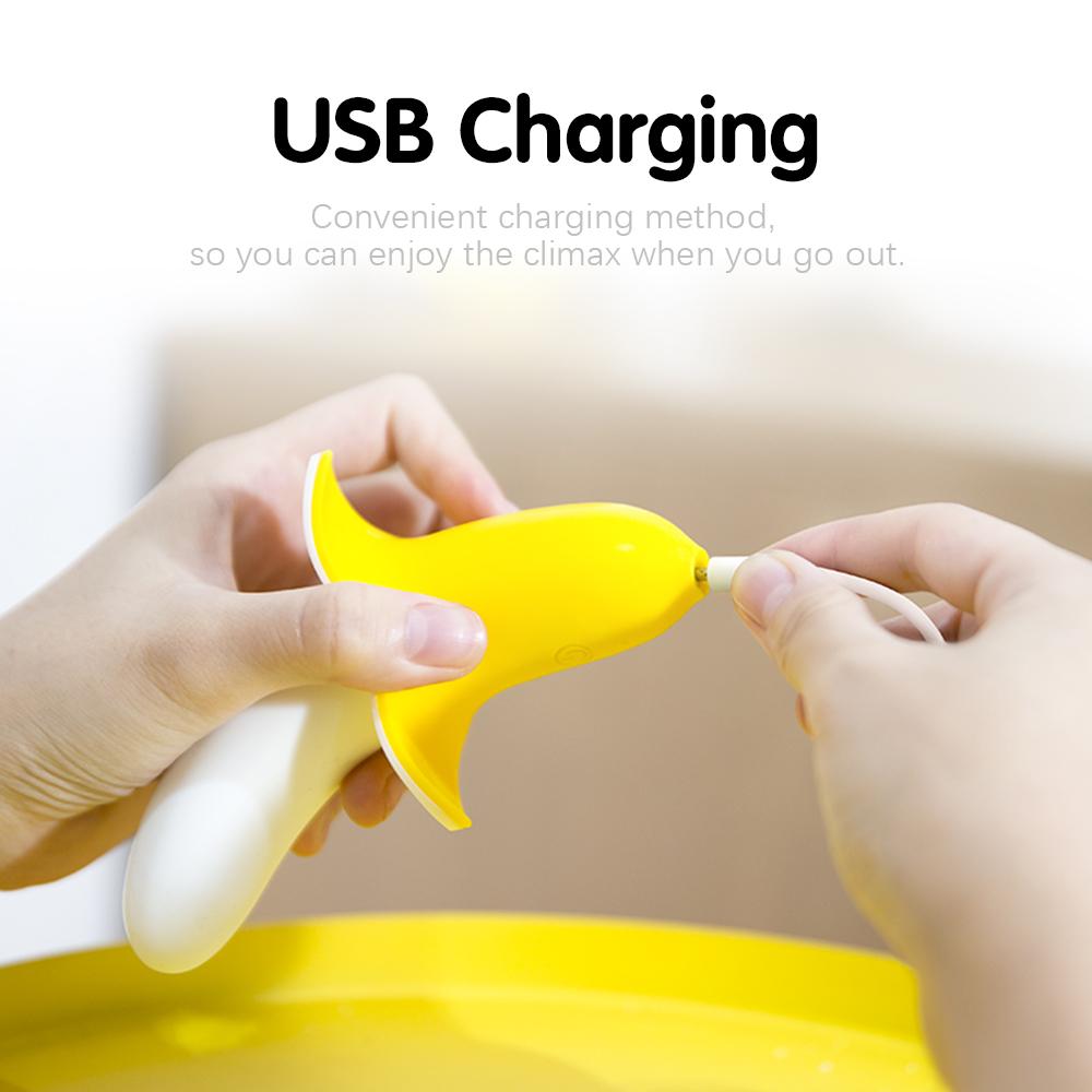 Дилдо Мощный Вибратор Для Вагинальных Женщин Стимулятор Клитора Взрослые Принадлежности Многорежимный Банан Вибрирующая Секс-Игрушка