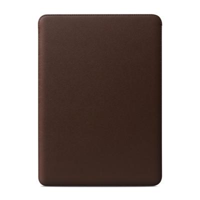 Удобный тонкий чехол для ноутбука 16-дюймового MacBook Pro (M4, M3, M2, M1, Pro/Max 2024), Искусственная кожа, Кофе