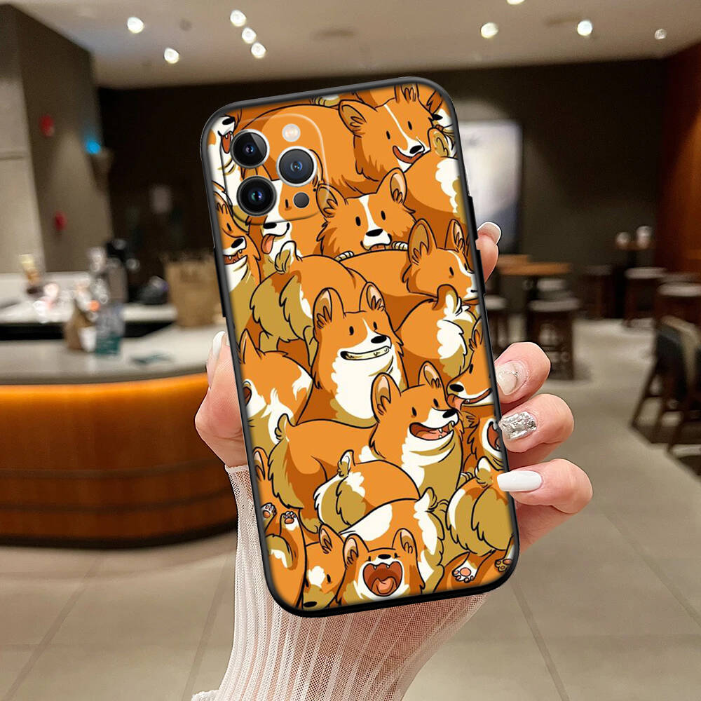 Cute Corgi dog New Phone Case for Samsung S20 S21 S22 S23 S24 FE Ultra Plus Lite S21S A07 A17 A36 A37 A55 A57 F06 F16 M06 M16 M56