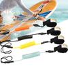 Surfing Kayak Leash Rope Surfboard Boat Leash Elastic Rotatable Retractable Coiled Spring Safety Paddle Ankle Leg Stand Up Rope