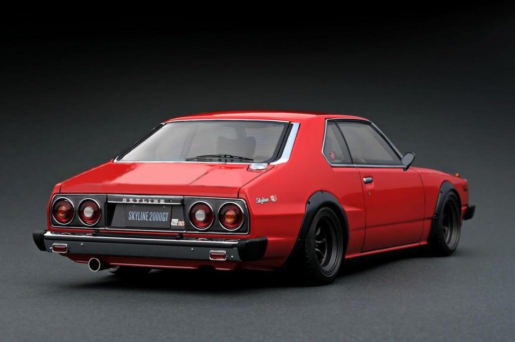 Масштабная модель Ignition Model Nissan Skyline 2000 Красный Готовое изделие 1/18 GT-ES (С210)