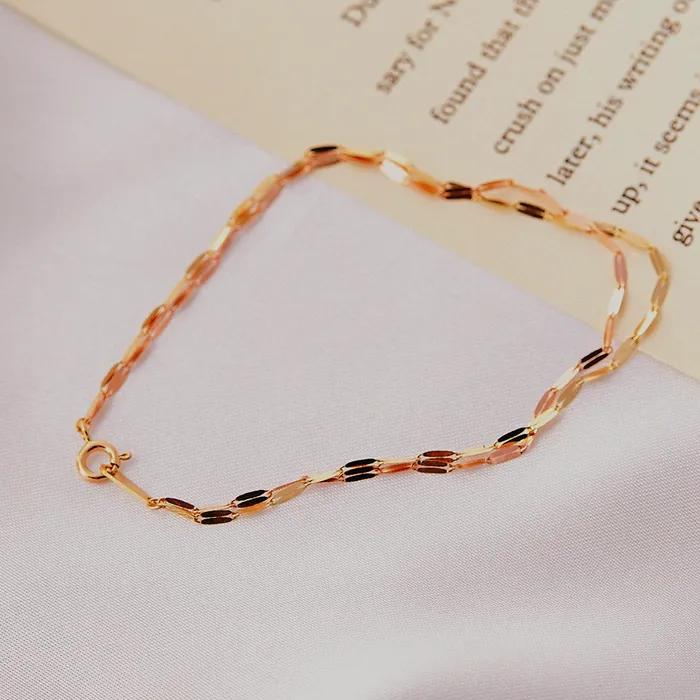 14K 18K Double Lemon Combination Chain Double-Strand Gold Bracelet