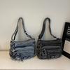 Denim Bag Women's Crossbody Bag Middle-aged Mom Bag Large Capacity Shoulder Bag Commuter Bag
