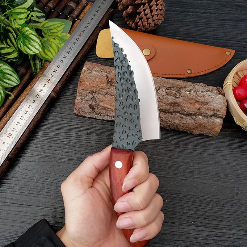 Forged Kitchen Knife Stainless Steel Boning Knife Butcher Slicing Cleaver Fish Meat Sushi Cutter Fishing Cooking Knife