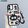 KEYSION Shockproof Case for Redmi A2 A1 with Lanyard Silicone Cute 3D Cartoon Doll Phone Cover for Xiaomi Redmi A1 A2