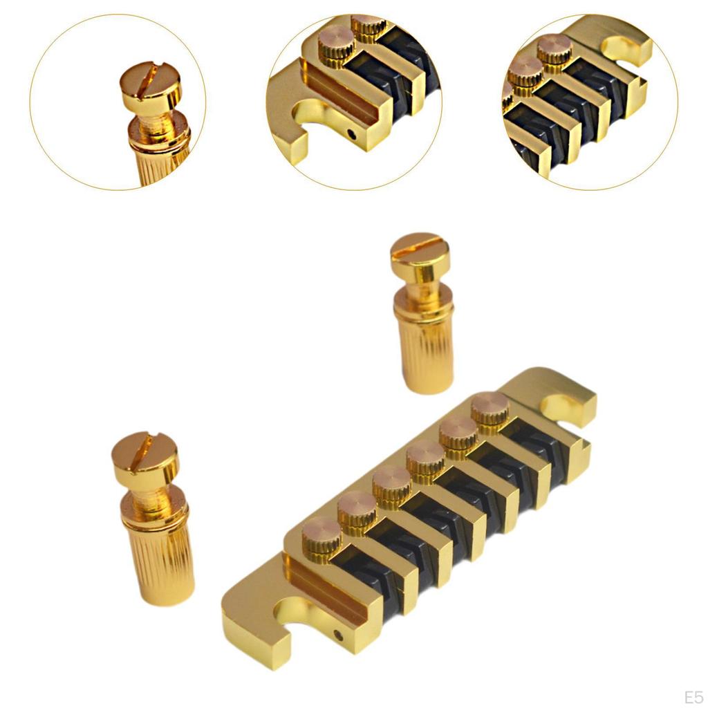 Басовый мостик струнодержатель электрогитара для ремонта инструмент запчасти Heavy Duty