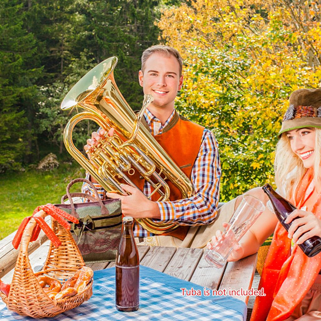 Мундштук для тубы Прочная латунная конструкция Посеребренный Аксессуары для музыкальных инструментов