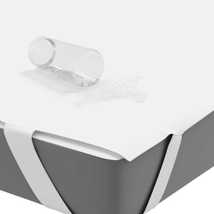 VidaXL Protège-matelas blanc 100x200 cm imperméable,drap de lit,literie,housse de drap-housse,drap-housse,housse de 4100169