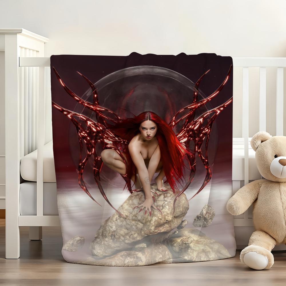 Singer Lola Indigo NAVE DRAGON Blanket Soft and Skin Friendly For Couch Bed Napping Bedspread All Seasons Comforter