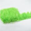 2Meters Colorful Fluffy Marabou Feathers Tassel Fringe Trim Turkey Feather Ribbon Clothes Cuffs Shawl Sewing Flecos Decoration