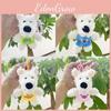 Plush Animal Charming Keychain Collection Featuring Cute Dogs Cats Frogs And Bears