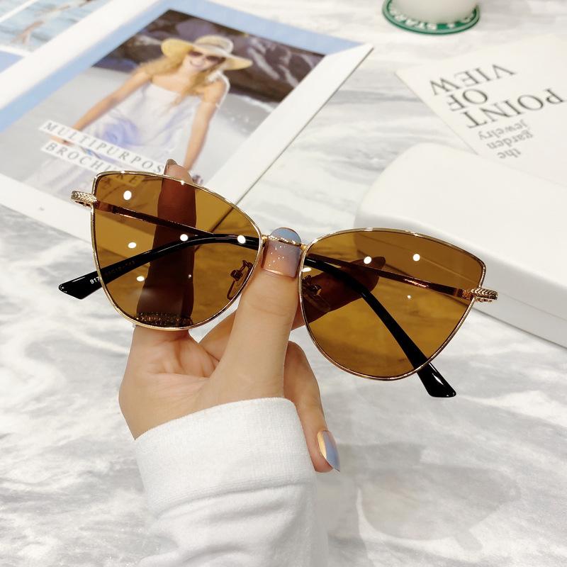 Luxury Metal Sunglasses Women Square Sun Glasses Ladies Shades Gradient Eyewear UV4 Goggles Gafas De Sol Mujer Lentes