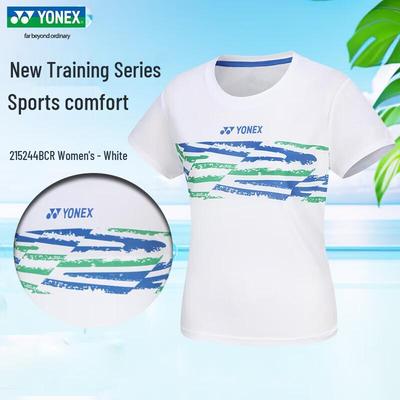YONEX Дышащие тренировочные топ-майки для бадминтона с функцией быстрого высыхания