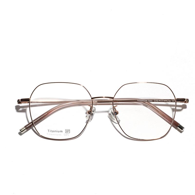 Полностью титановые большие квадратные синие очки в стиле ретро, простые плоские очки для женщин в ретро-оправе для мужчин