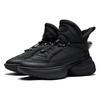 Li Ning CF Flow Series Trendy Non-Slip Wear-Resistant High-Top Sports Casual Shoes Unisex Sneakers Black AGLS256-1