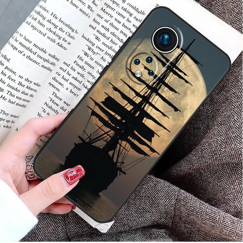 Чехол-кейс для телефона Honor Magic 8 7 6 Pro Honor X9d X9c X9b X9a X8b X8c Win 50 70 90 200 400 Lite с рисунком парусного пиратского корабля