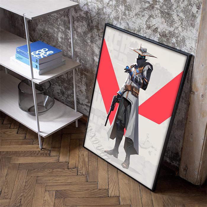 Классические видеоигры Valorant, персонажи аниме, фотографии для гостиной, домашний декор, холст, картина, печать, постеры, подарок